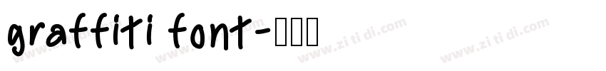 graffiti font字体转换
